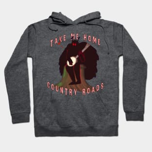 Mothman, Country Roads (but like he has a Banjo) Hoodie